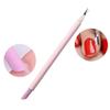 Beavorty 6pcs Dual-end Cuticle Pusher Nail Callus Remover Manicure Dead Skin Fork Nail Art Tools Home Use Random Color view 4
