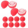 Beaupretty 10pcs Refillable Sphere Lip Balm Container Pink Durable Dispensers for Diy Lip Balm Crayon Lipstick Travel-friendly Leakproof Design view 1