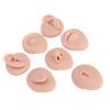 Cryfokt Silicone Piercing Practice Model, Soft Simulation Body Pierce Tool Kit, Flexible Body Part Display Set with Ear Eye Nose Mouth Tongue, 7PC Reused Parts for Novice Teach view 4