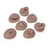 Cryfokt Silicone Piercing Practice Model, Soft Simulation Body Pierce Tool Kit, Flexible Body Part Display Set with Ear Eye Nose Mouth Tongue, 7PC Reused Parts for Novice Teach view 3