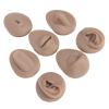 Cryfokt Silicone Piercing Practice Model, Soft Simulation Body Pierce Tool Kit, Flexible Body Part Display Set with Ear Eye Nose Mouth Tongue, 7PC Reused Parts for Novice Teach view 4