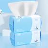 Cotton Facial Dry Wipes 100 Count, Deeply Cleansing Disposable Face Towel Wash Cloth, Multi-Purpose for Skin Care, Make-up and Face Wipes (2 Pack) view 1
