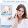 Cotton Facial Dry Wipes 100 Count, Deeply Cleansing Disposable Face Towel Wash Cloth, Multi-Purpose for Skin Care, Make-up and Face Wipes (2 Pack) view 2
