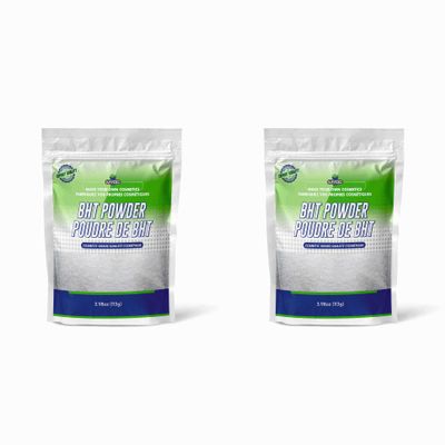 MYOC BHT Powder - 113 Gm (3.98 Oz), Butylated Hydroxytoluene, BHT Powder, Butylated Hydroxytoluene Powder, BHT for Cosmetics, Paraben Free- Pack of 2