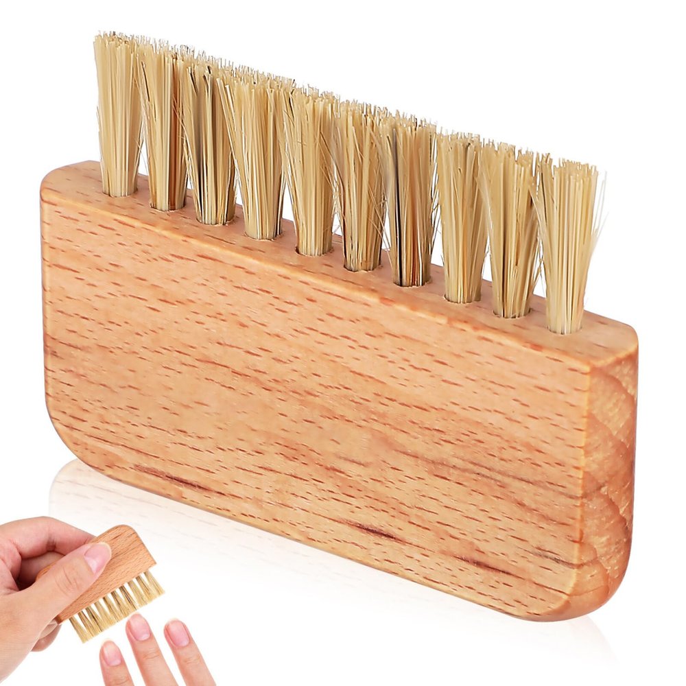 FOMIYES Wooden Nail Scrub Brush Stiff Bristles for Cleaning of Fingernails and Toenails Safe for Delicate Skin and Reusable Design