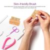 FOMIYES Wooden Nail Scrub Brush Stiff Bristles for Cleaning of Fingernails and Toenails Safe for Delicate Skin and Reusable Design view 2