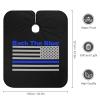 Back The Blue Police Line US Flag Barber Cape Professional Haircut Apron Cute Hair Cutting Cape for Boys Girls view 2