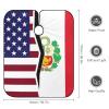 American and Peruvian Flag Adult Hair Salon Cape Hairdressing Gown Barbers Hair Cutting Cape Apron view 2