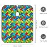 Autism Awareness Puzzle Kids Barber Cape Cute Hair Cutting Cover Hairdressing Salon Apron Gown for Girls Boys view 2