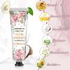 Swiffen 48 Sets Christmas Inspirational Encouragement Gifts Hand Cream Gifts Bulk Travel Size Lotion Bulk with Organza Bags Christmas Party Supplies Favors for Guest view 3