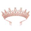 Crystal Bridal Tiara Crown Prom Rhinestone Diadem Wedding Costume hairband Headpieces H193 RoseGoldWhite view 1