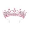 Crystal Bridal Tiara Crown Prom Rhinestone Diadem Wedding Costume hairband Headpieces H193 RoseGoldWhite view 4