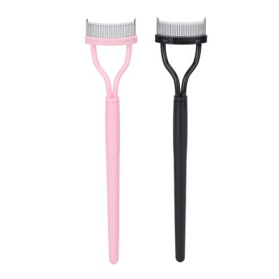 4Pcs Port ble Eyel sh Comb with Comb Cover, St inless Steel Teeth Eyel sh Sep r tor for Which Is Convenient for Multiple pplic tion of M sc r nd M kes Your L shes More Be utiful