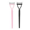 4Pcs Port ble Eyel sh Comb with Comb Cover, St inless Steel Teeth Eyel sh Sep r tor for Which Is Convenient for Multiple pplic tion of M sc r nd M kes Your L shes More Be utiful view 1