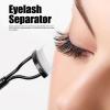 4Pcs Port ble Eyel sh Comb with Comb Cover, St inless Steel Teeth Eyel sh Sep r tor for Which Is Convenient for Multiple pplic tion of M sc r nd M kes Your L shes More Be utiful view 2