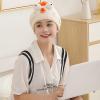 BEIJIALY Hair Drying Caps, Hair Quick Drying Towel, Ultra Absorbent Microfiber Shower Wrap Towels Soft Cute Cartoon Quick Drying Bath Hat for Wet Long Thick Hair(Beige Chicken) view 3