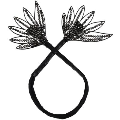 Mobestech Women Hair Bun Maker Headband and Versatile Tool for Creating Elegant Buns Suitable for Hair Types Leaf Design