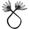 Mobestech Women Hair Bun Maker Headband and Versatile Tool for Creating Elegant Buns Suitable for Hair Types Leaf Design view 1