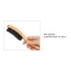 Beard Brush for Men, Portable Oil Skull Wooden Handle Beard Comb, Beard Styling Brush Beard Grooming Brush for Beard Softens Untangles view 4