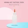 TAMOSH 16pc/Set Henna Kit Applicator Nozzles Bottles Paste Body Art Drawing Tool view 4