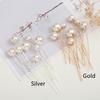 32 Pcs Pearl Hair Pins Bridal Wedding U Shape Hair Accessories Bobby Clips for Brides and Bridesmaids Hair Style view 3