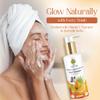 HIM AYURVEDA Vitamin C Turmeric Face Cleanser (Face Wash) | Ayurvedic Face Cleanser for Women and Men| With Honey, Papaya Extract & Kashmiri Saffron Extract | SLS, Paraben-Free | 200ML (pack of 1) view 2