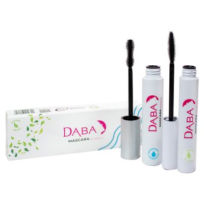 DABALASH Daba Duo  Waterproof Mascara & Gentle Vegan Mascara in Very Black  Promotes Longer, More Voluminous & Defined Lashes  Paraben & Cruelty-Free  0.45 oz & 0.3 oz
