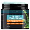 NUVADERMIS Tea Tree Oil Foot Cream  Effective Recovery Cream for Dry, Cracked Feet, Athletes Foot, Ringworm & Itchy Skin  Soothing Moisturizer  7 oz view 1