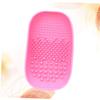 FOMIYES 3pcs Makeup Brush Cleaning Pad Scrubber Dish for Washing Compact Design for Convenient Storage Random Essential Tool for Makeup Enthusiasts view 2