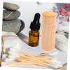 Cabilock 2pcs Essential Oil Box Wooden Round Storage Case for Essential Oil Bottles Lightweight and Design for Home and Travel Use view 2