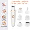 PATINS Epilator Hair Removal for Women - Electric Razor Shaving Tool, Portable Facial Shave Hair Shaver, Hair Trimming System Epilation, Epilator Razor Trimmer, Wet Dry Electric Shaver for Legs view 2