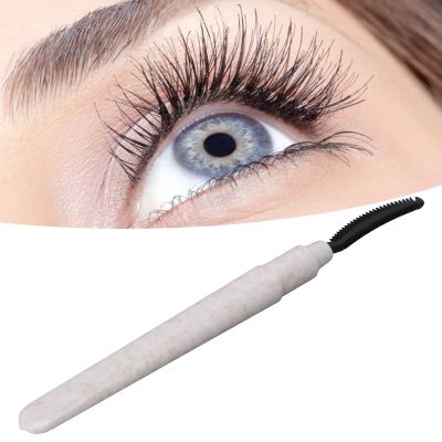 3pcs Silicone Eyelash, Mascara Brushes, Eye Lash Separator Tool Arc Designed Lash Separating Brush Wand Portable Lash Separating Brush with Dust Cover White