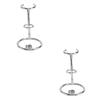 FOMIYES 2pcs Shaving Brush Holder Stand Dual Bracket Design for and Brush Storage Construction for Bathroom Organization Keeps Your Space Tidy view 1