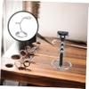FOMIYES 2pcs Shaving Brush Holder Stand Dual Bracket Design for and Brush Storage Construction for Bathroom Organization Keeps Your Space Tidy view 2