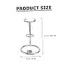 FOMIYES 2pcs Shaving Brush Holder Stand Dual Bracket Design for and Brush Storage Construction for Bathroom Organization Keeps Your Space Tidy view 4
