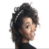Stretch Banana clips (2-Pack) - Hair Combs for Thick or Natural Hair - Comfortable all-day hold for updo hairstyles (Large, Black Satin Cord wrap and White faux Pearl bead) view 2