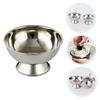 FOMIYES 2pcs Stainless Steel Shaving Bowl for Men High-capacity Cup Reusable Shaving Mug for Father Day and Grooming Essentials view 2