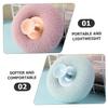 FOMIYES 3pcs Scrub Bath Ball Womens Bathroom Accessories Shower Accessories loofahs for Shower Bath Stuff Reusable loofah Massage Bath Wipe Artifact for Bathing rub mud Miss Plastic view 4