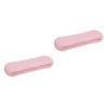 FOMIYES 2pcs Makeup Bags for Women Travel Makeup Organizer Silicone Brush Storage Bag Brush Case view 1