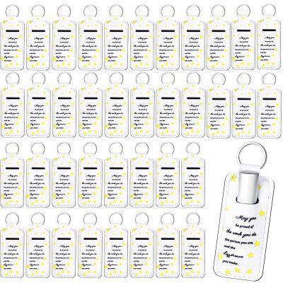 Ctosree 40 Pcs Houskeeping Appreciation Gift Lipstick Holder Keychain Bulk Lip Balm Holder for Surgical Tech May You Be Proud Portable Lip Gloss Pouch Sleeve Pouch Keychain