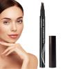 Four Forked Eyebrow Pencil, Eyebrow Pen, Liquid Eyebrow Pen, Waterproof Microblading Eyebrow Pencil with a Micro-Fork Tip Applicator, Creates Natural Looking Brows Effortlessly (Coffee brown) view 3