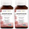 Aura Cacia Grapeseed Skin Care Oil | GC/MS Tested for Purity | 118ml (4 fl. oz.) (Pack of 2) view 1