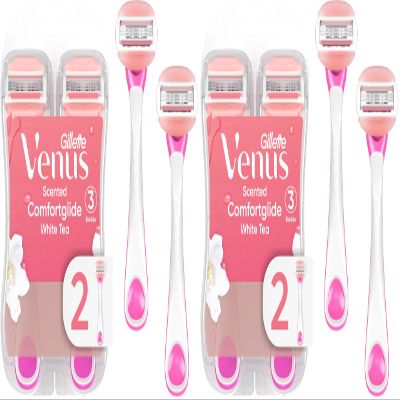 ComfortGlide White Tea Women's Disposable Razor, 2 Count (Packaging May Vary) (Pack of 2)