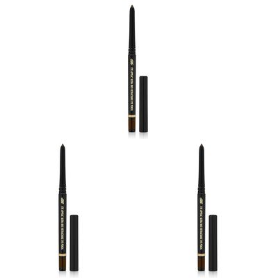 Black Radiance Eye Appeal Eyeliner Pencil Retractable, Beautiful Black, 0.008 Ounce (Pack of 3)