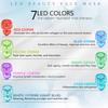 7 Colors LED Face Mask for Facial and Neck Skin Rejuvenation Anti Aging Light Photon Therapy view 3