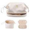 Vogewood Birthday Gifts for Women, Initial Makeup Bags for Teens Girls, Double Layer Cosmetic Bag with Makeup Brush Organizer, Travel Toiletry Bag, Maid of Honor Gifts-Travel Gift For Female view 1