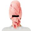 Coral Velvet Hair Drying Cap for Women Thickened Wrap Hair Towel Quick Drying Hair Wipe Absorbent Drying Towel Elasticized Shower Cap (Two - Three Pack) (Khaki+ Gray) view 3