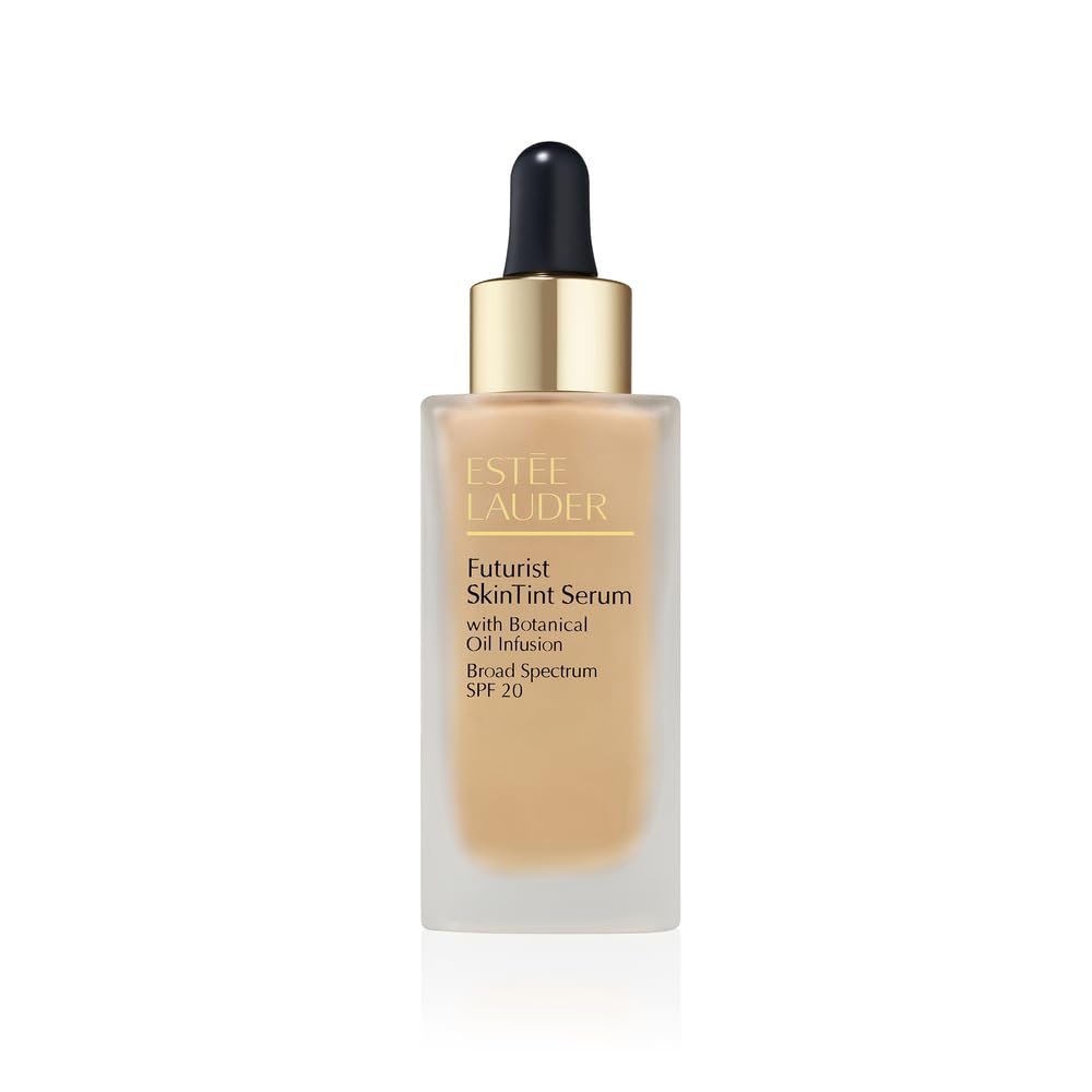 Este Lauder Futurist Skin Tint Serum Foundation SPF 20 with Glycerin | Light Coverage, 1.0 Fl Oz, 1N2 Ecru
