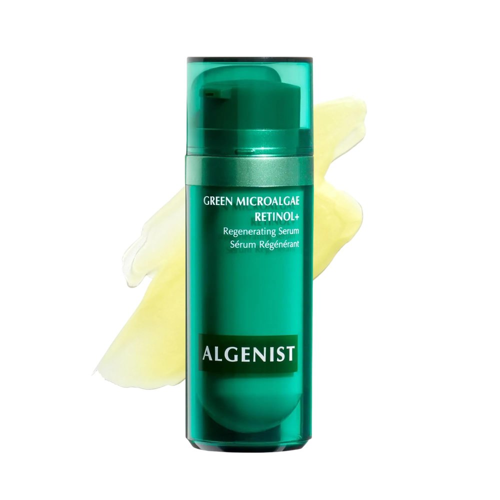 Algenist Green Microalgae Retinol+ Regenerating Serum - Anti Aging Serum with Plant Based, Time-Release Retinol - Evens Texture + Visibly Reduces Deep Lines & Wrinkles with Minimal Irritation (1 oz)