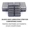 Taconic Shave, Heavyweight All Metal Non-Pivoting Trac II Compatible Razor with ** 110 COUNT of TACONIC SHAVE Twin Blade Cartridges ** More economical than Shave Clubs and Disposables view 2